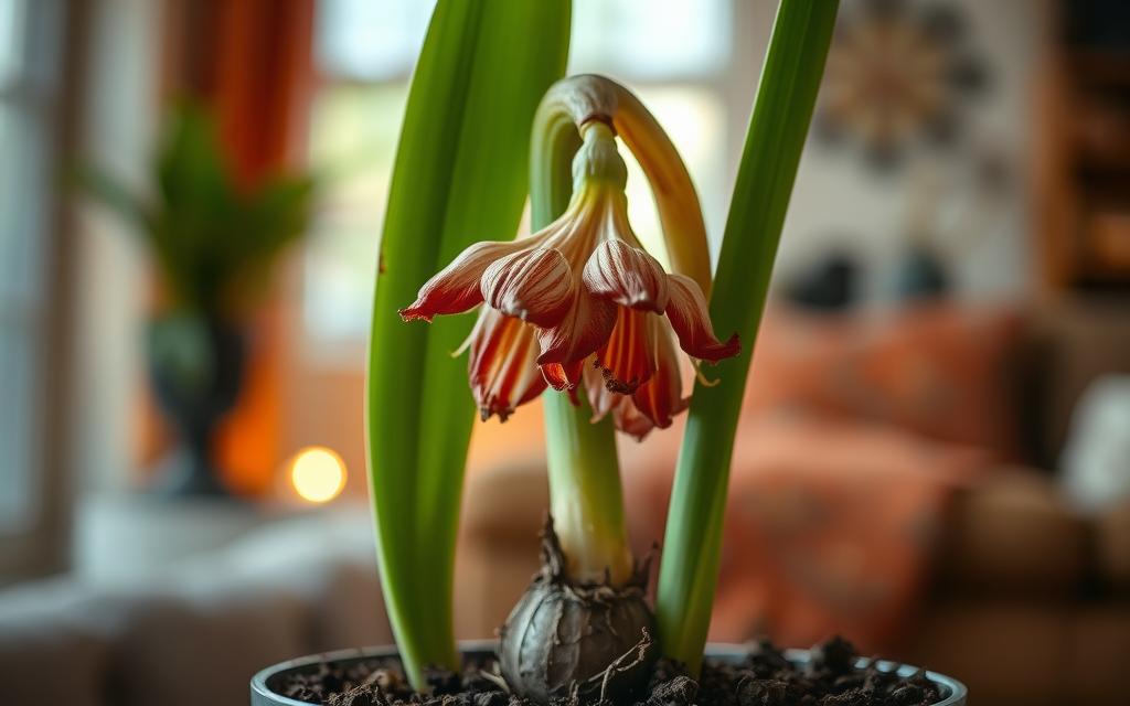 amarylis po przekwitnięciu